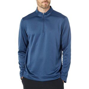 ADIDAS CLUB QUARTER-ZIP SWEATSHIRT Color Crew Navy Size S (New).